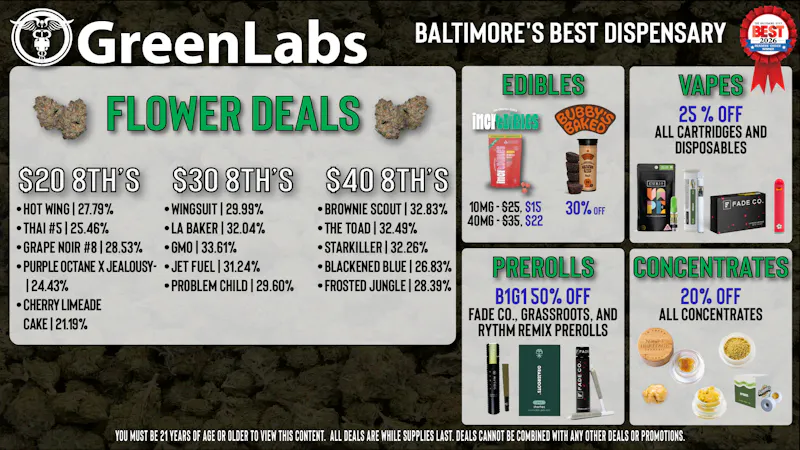 GreenLabs Greenlabs Weekday Deals