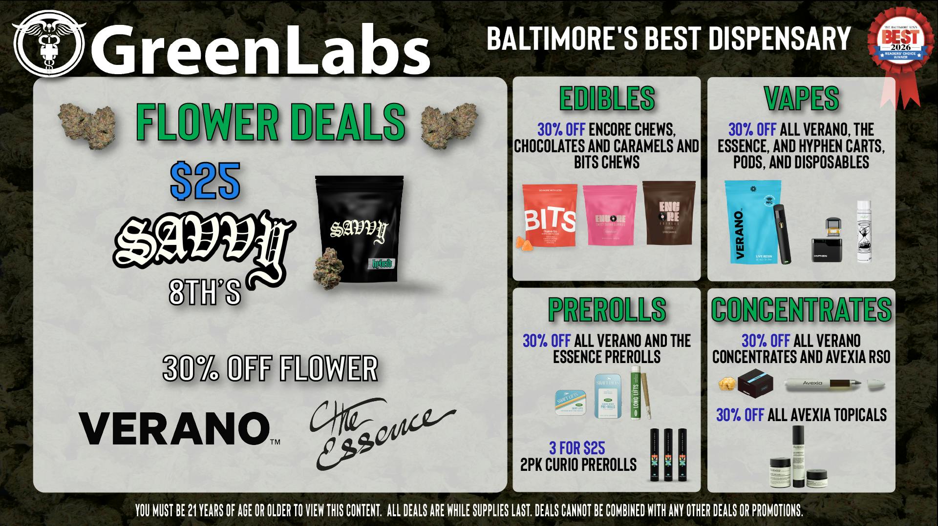 GreenLabs Greenlabs Weekend Deals