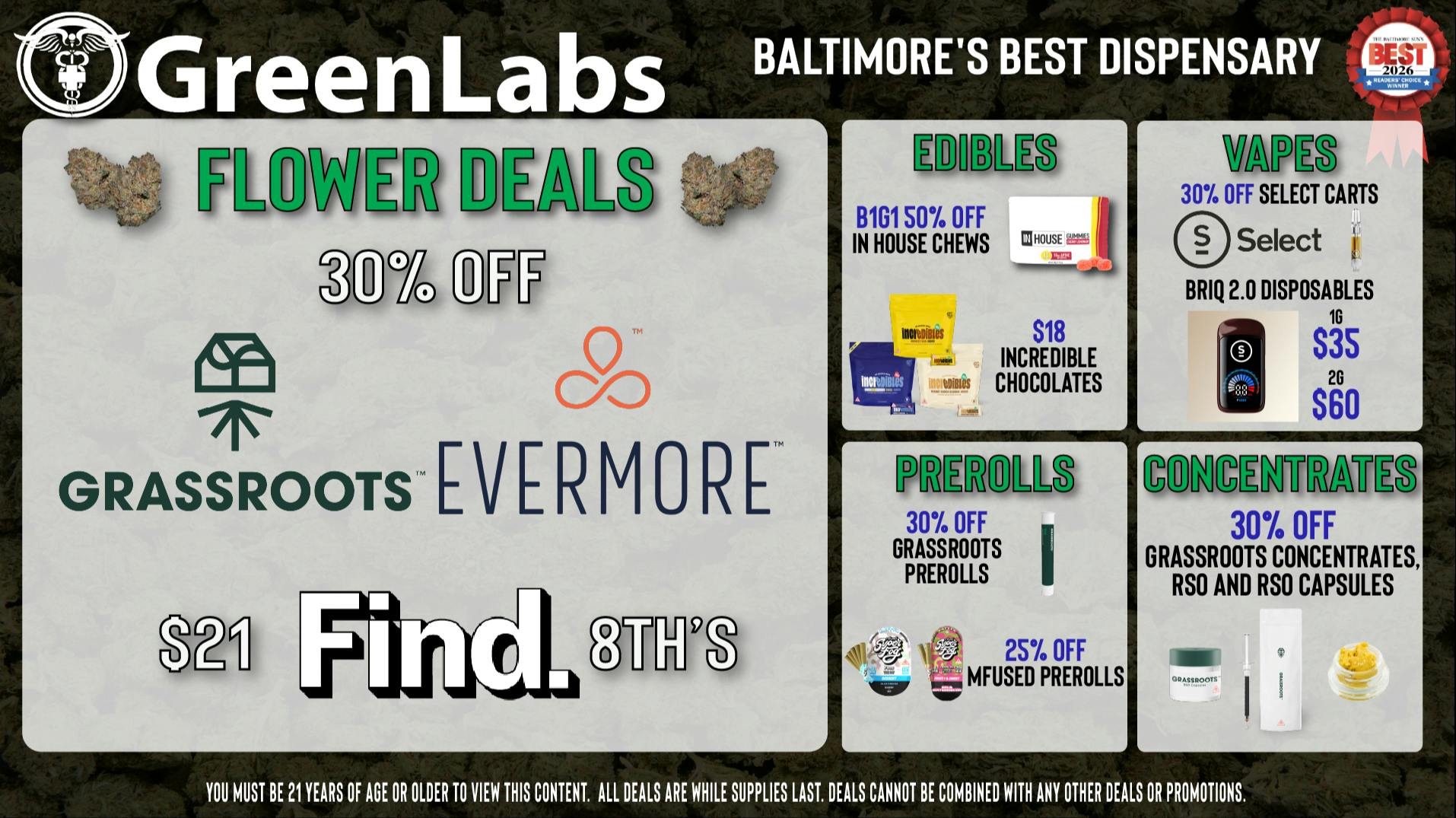 GreenLabs Greenlabs Weekday Deals