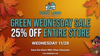 Golden State Greens Point Loma - Gaslamp GREEN WEDNESDAY - 25% OFF ENTIRE STORE