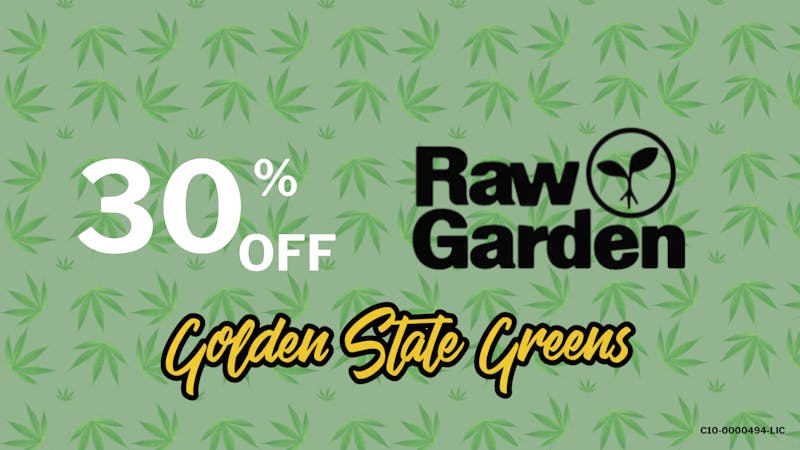 Golden State Greens Point Loma RAW GARDEN - 30% OFF!