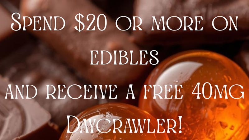 Greenport Cannabis Co. Free 40mg Daycrawler with qualifying purchase