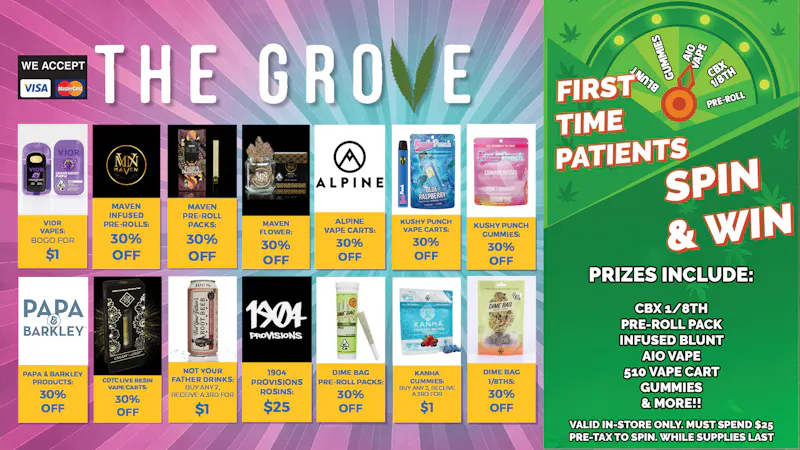 The Grove Delivery Daily Deals-Delivery & In-Store!