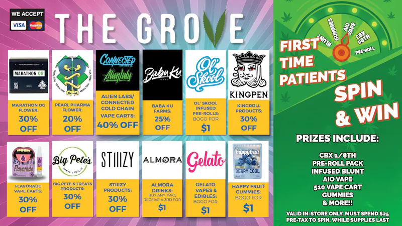 The Grove Delivery Daily Deals-Delivery & In-Store!