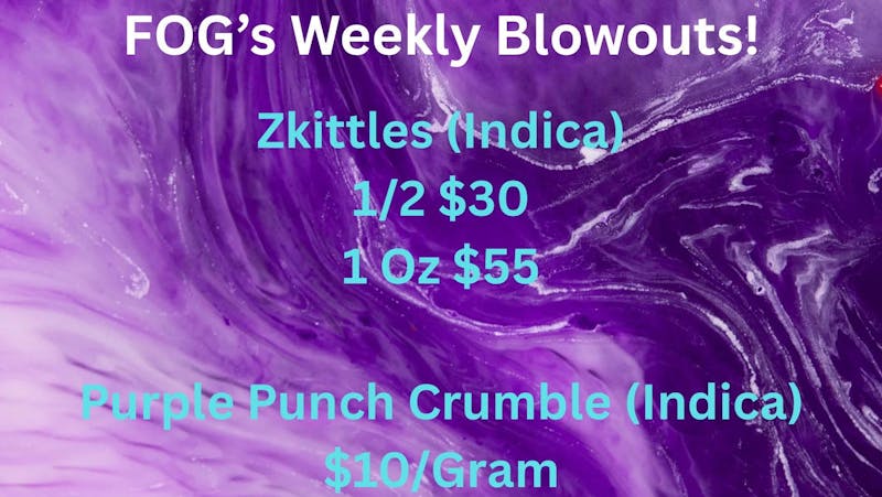 FOG Products FOG's Select Weekly Blowout Sales!