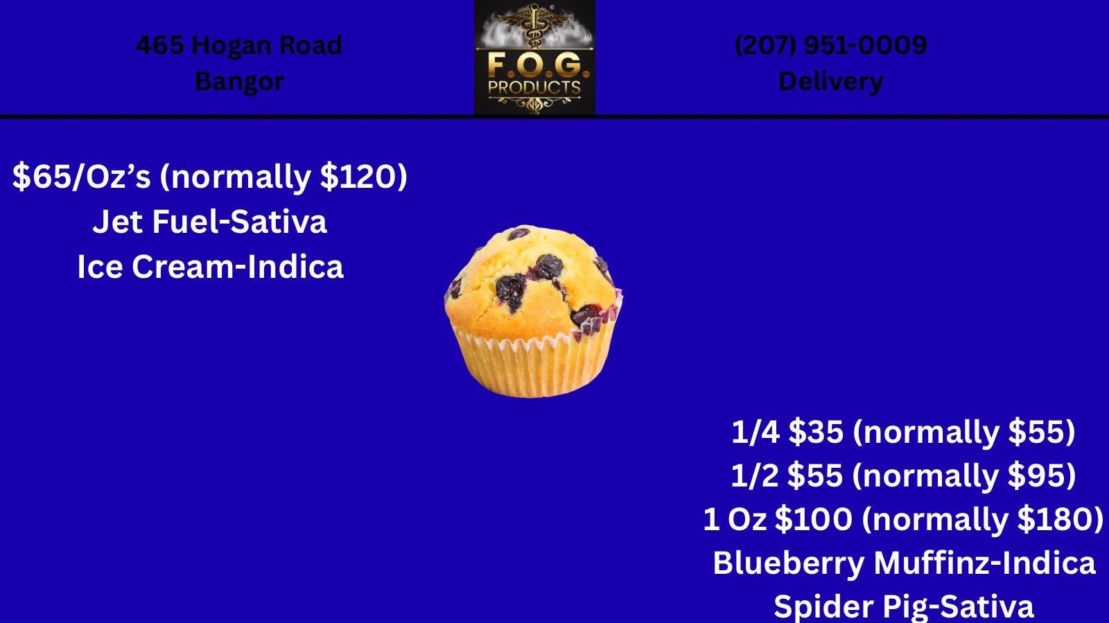 FOG Products Select $65/Oz's & Other Big Sales Only @ FOG