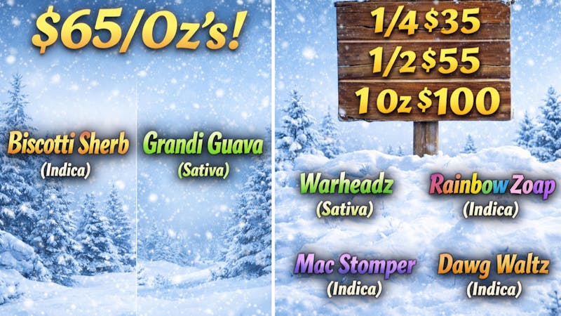 FOG Products FOG's Select $65/Oz's & High Tier Sales @ FOG!