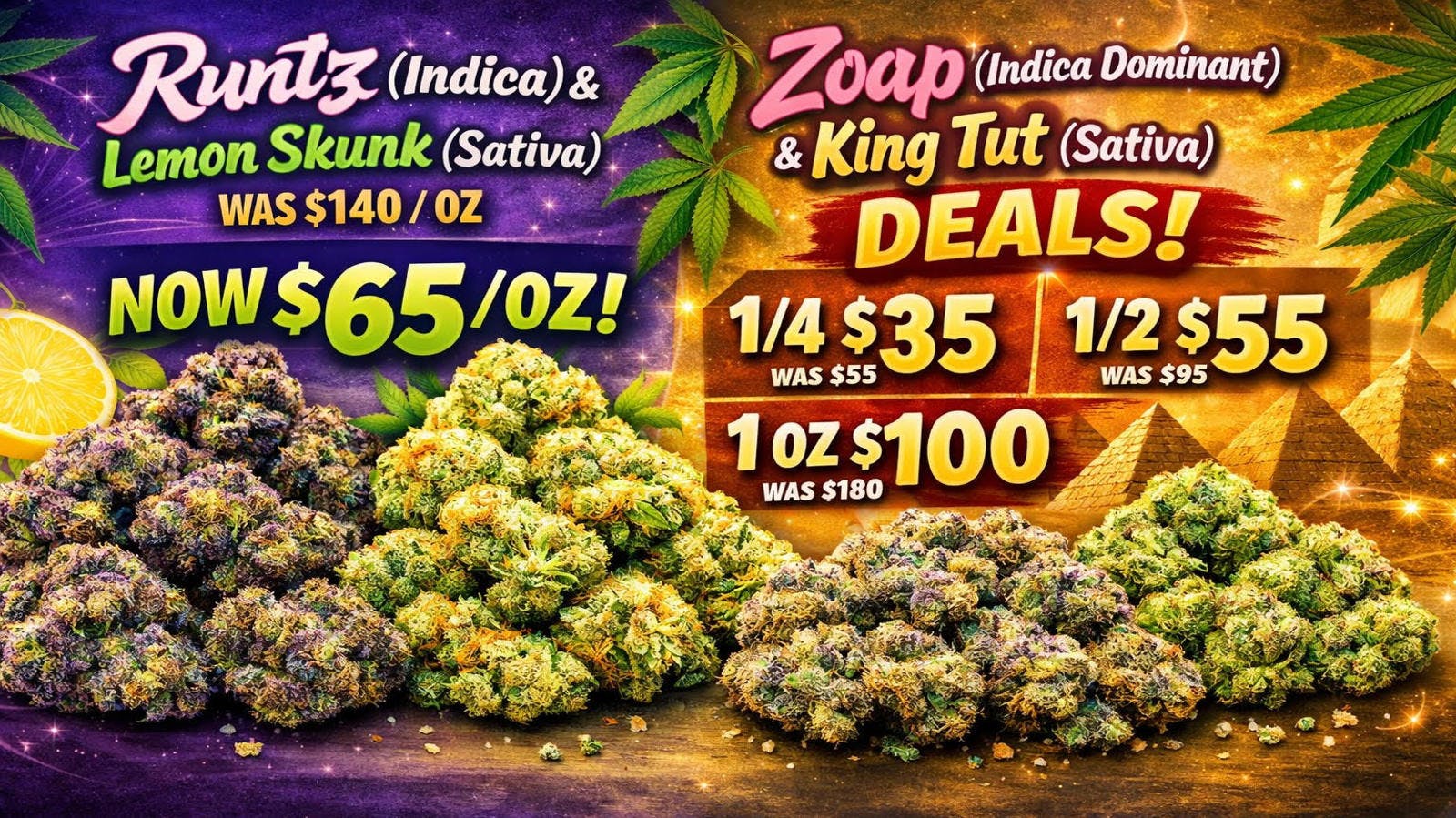 FOG Products FOG's SELECT $65/OZ's & Top Shelf Sales!