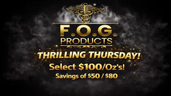 FOG Products With FOG's Thrilling Thursday, You Save $50/$80