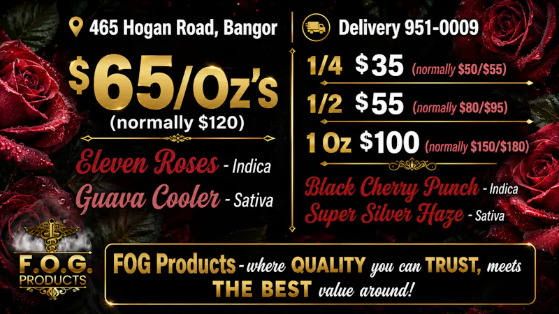 FOG Products FOG's Weekend Of SELECT Sales $65/Oz's and More!!!