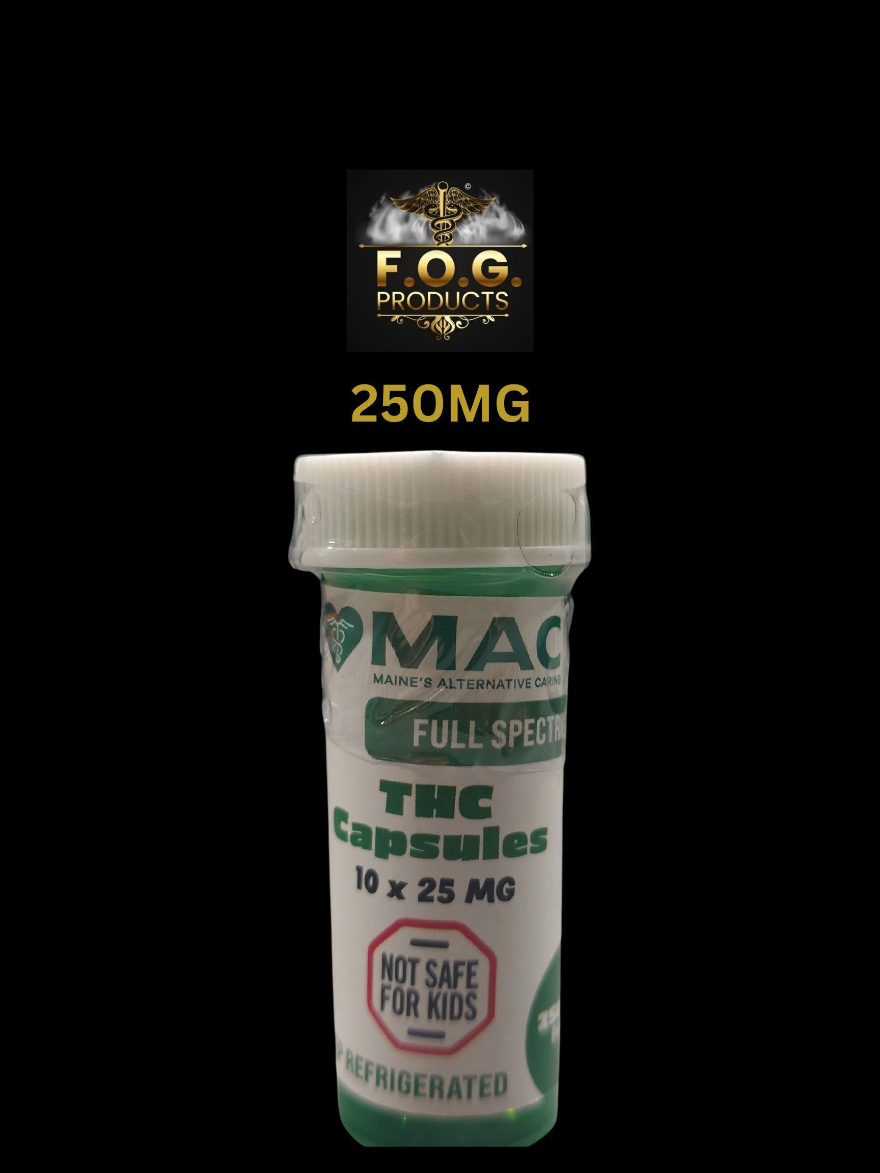 250 MG THC Capsules