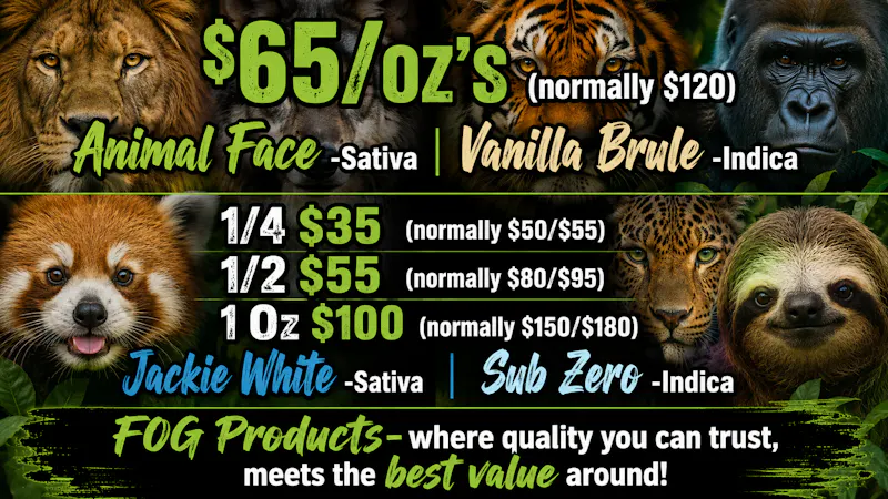 FOG Products FOG's Weekend Of Sales! Check Em' Out! :)