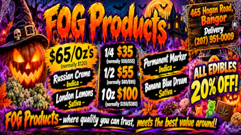 FOG Products ALL Edibles 20% Off & Select Flower Sales!