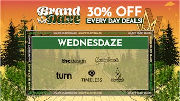 PUFF-N-DASH Wednesday Brand Daze - 30% Off Select Brands