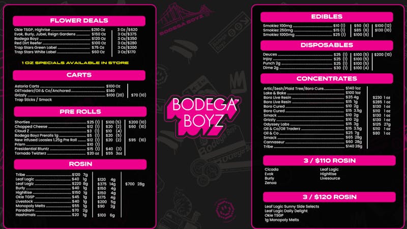 Bodega Boyz - Miami Bodega Boyz Bulk Deals