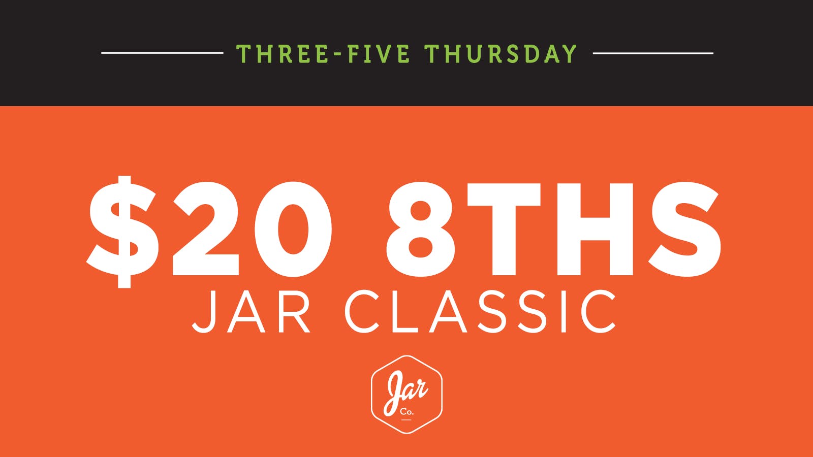 JAR Cannabis Co. Windham - Medical $20 8ths - Jar Classic Flower