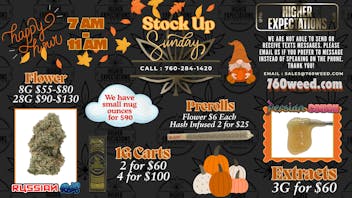 Higher Expectations Stock Up Sunday!!🎃