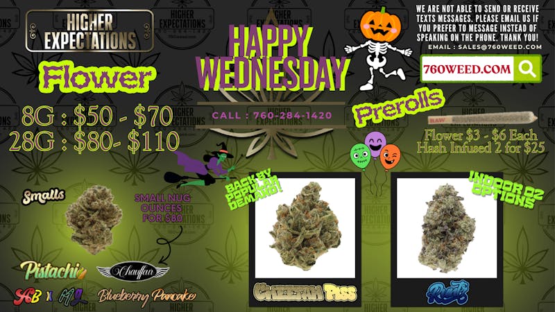 Higher Expectations Wild Weed Wednesday! New Flower Item: Cheetah Piss