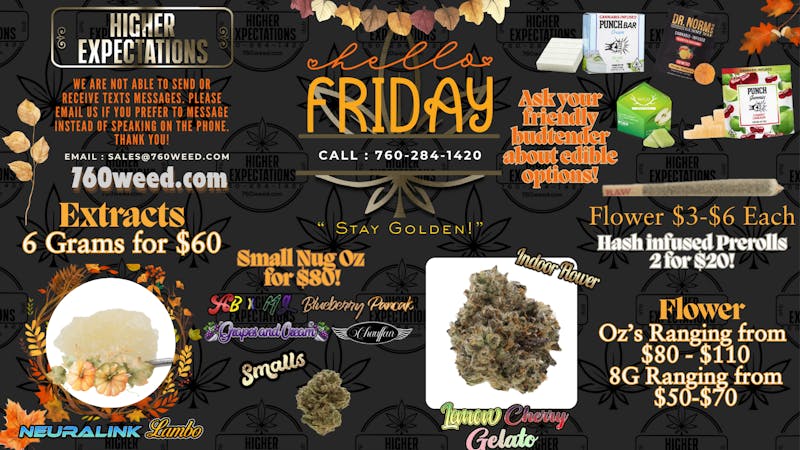 Higher Expectations Happy Friday! 🍁