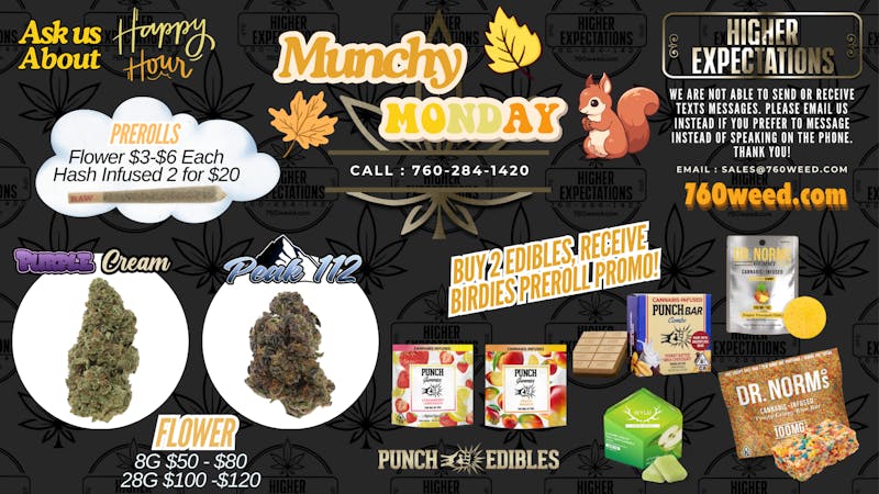 Higher Expectations Munchy Monday!