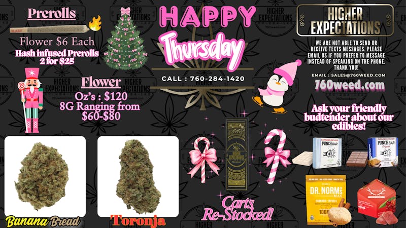 Higher Expectations Happy Thursday! 🐧 Extracts 6G for $60!