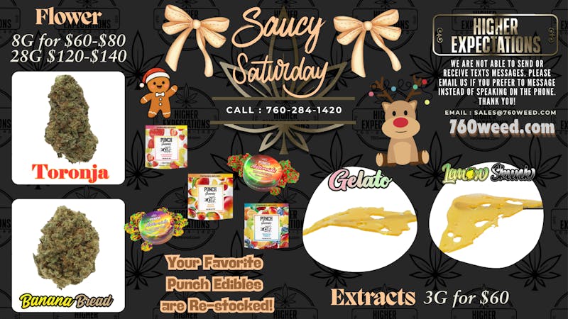 Higher Expectations Happy Saturday! ✨ Punch Edibles Re-Stocked!