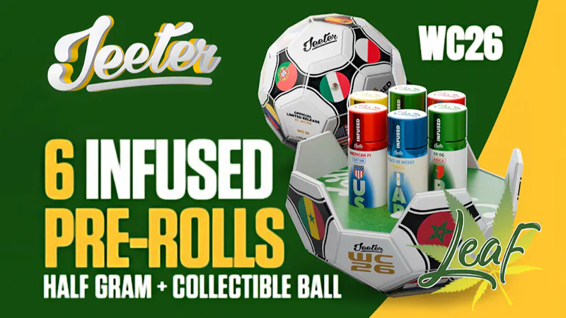 LEAF - Thousand Oaks - Taxes Included Jeeter World Cup 26 Limited Edition Bundle [.5g]