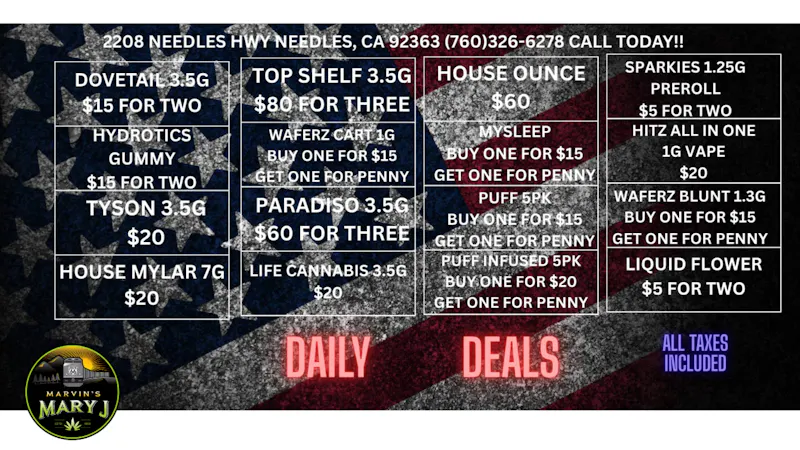 Marvin's Mary J DAILY DEALS 2026