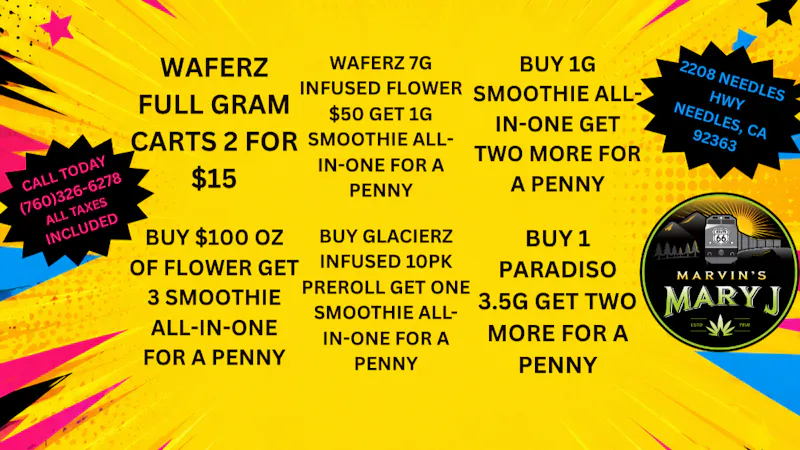 Marvin's Mary J BLOWOUT DEALS TODAY