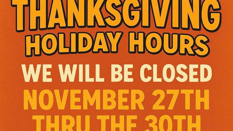 Urban Leaf Company - Drive Thru THANKSGIVING HOURS