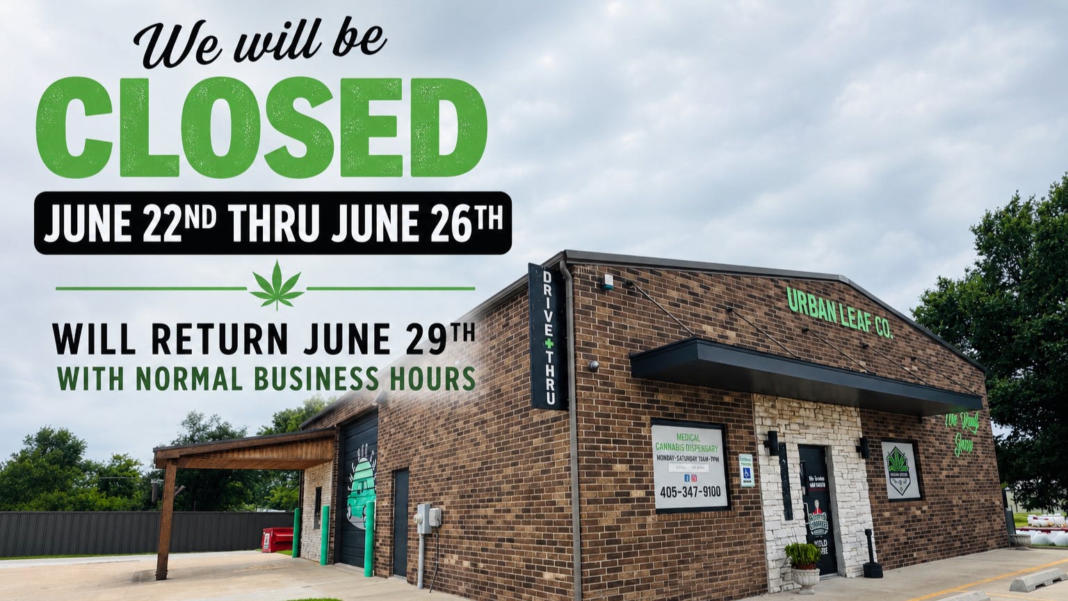 Urban Leaf Company - Drive Thru CLOSED JUNE 22ND THRU JUNE 26TH