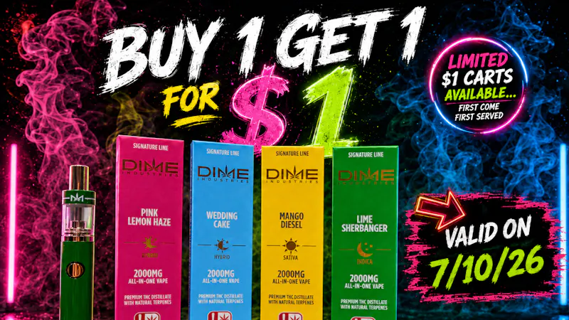 Urban Leaf Company - Drive Thru BUY 1 GET 1 FOR $1 - DIME 2 GRAM DISPOSABLES
