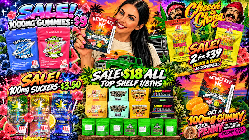 Urban Leaf Company - Drive Thru PENNY 100MG GUMMY W/ ANY PURCHASE 9/25