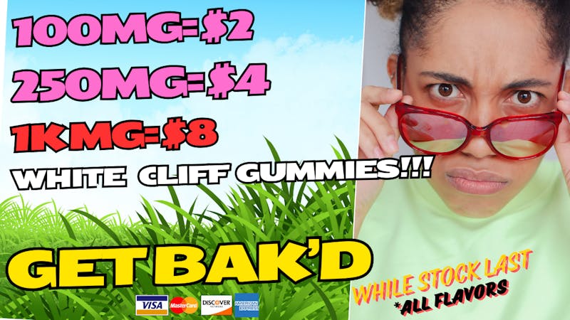 Get Bak'd Weed Dispensary Oklahoma City Got a High Dose Tolerance?🤩 1k-$8/100mg-$2!!!