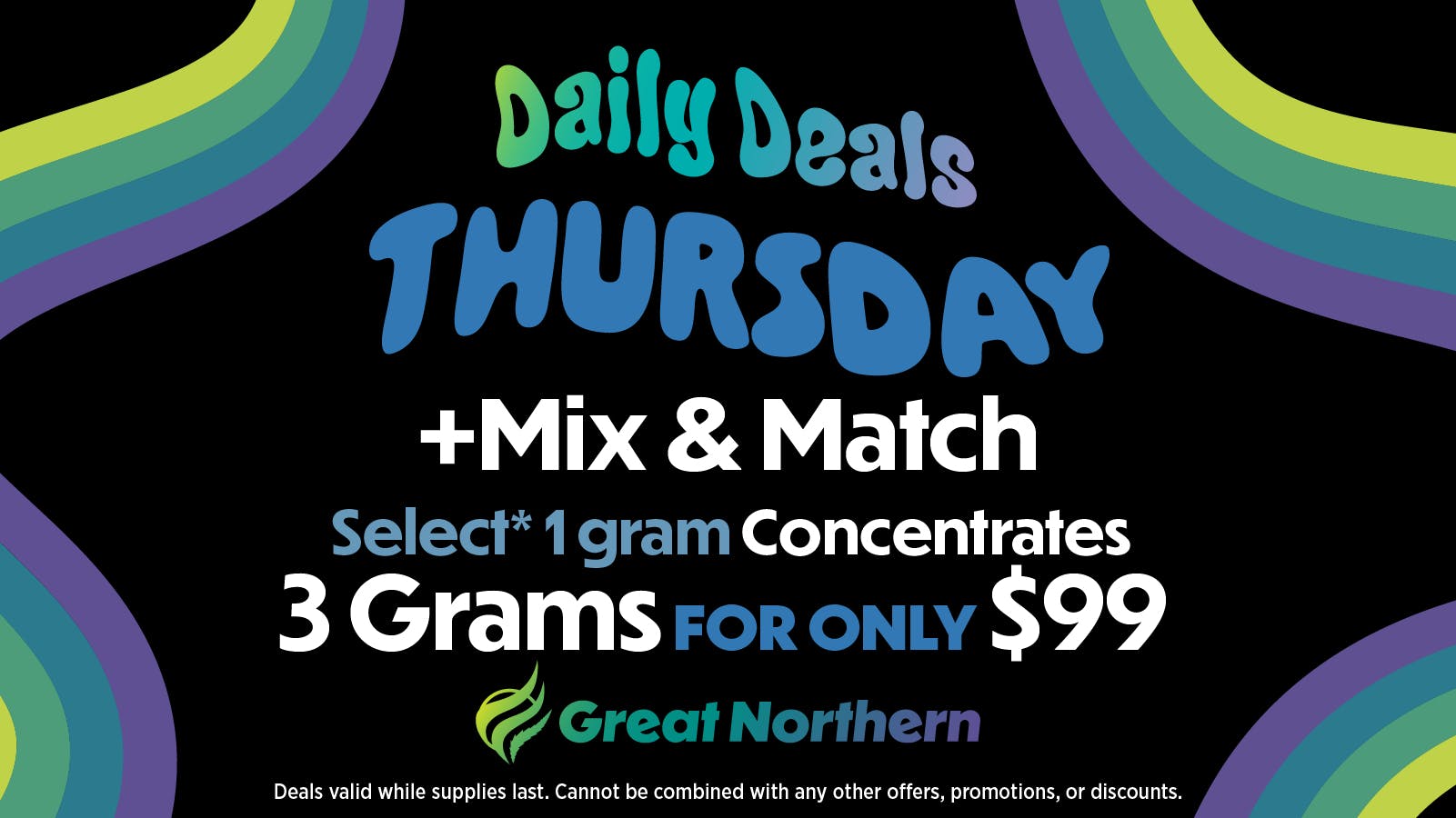 Great Northern Cannabis - Tudor Mix and Match Thursday!