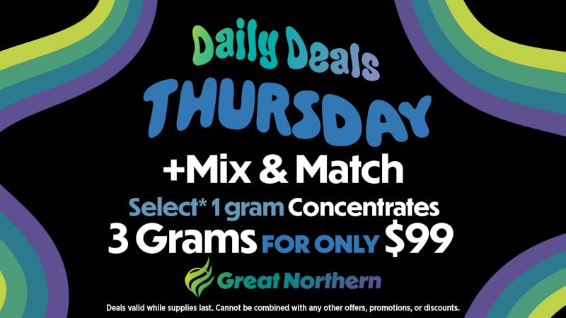 Great Northern Cannabis - Downtown 20% off Infused PreRolls +Blunts