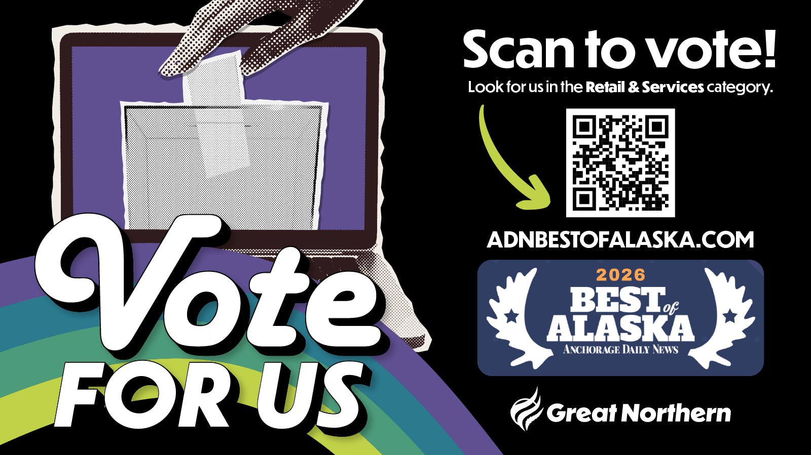Great Northern Cannabis - Dimond Vote for us! ADN's Best of Alaska Showcase!