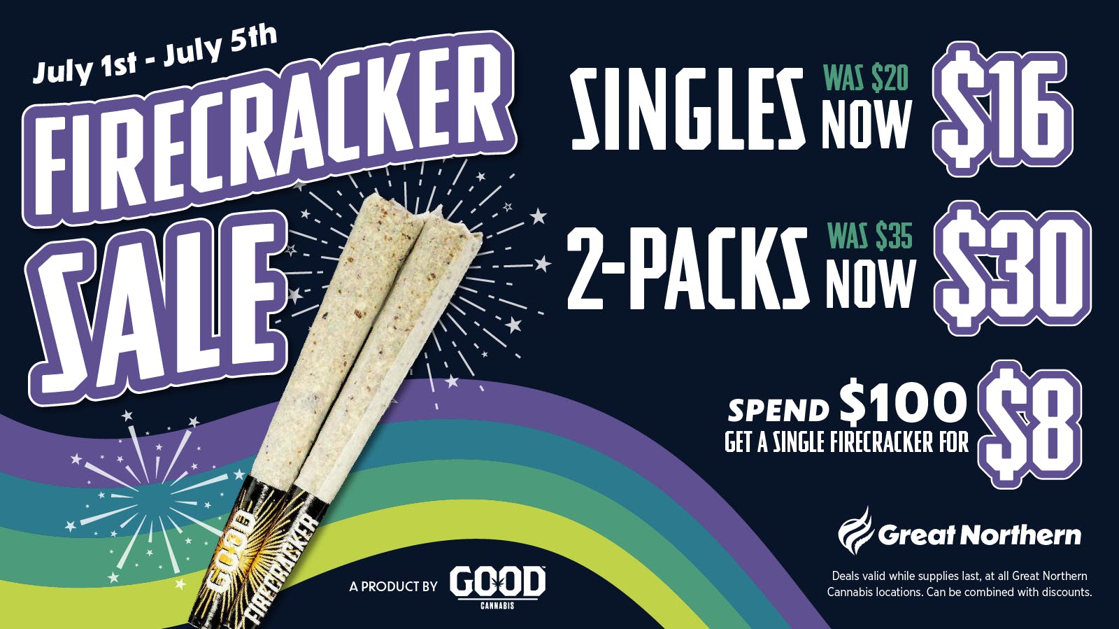 Great Northern Cannabis - Downtown Get crackin’ on these deals!