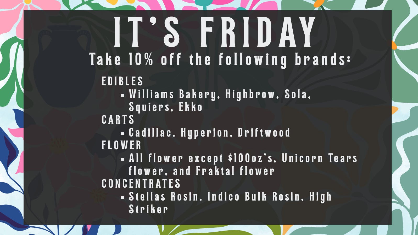 Indico Friday's Widespread Discounts!