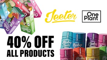 One Plant Santa Cruz 40% OFF Jeeter!!!