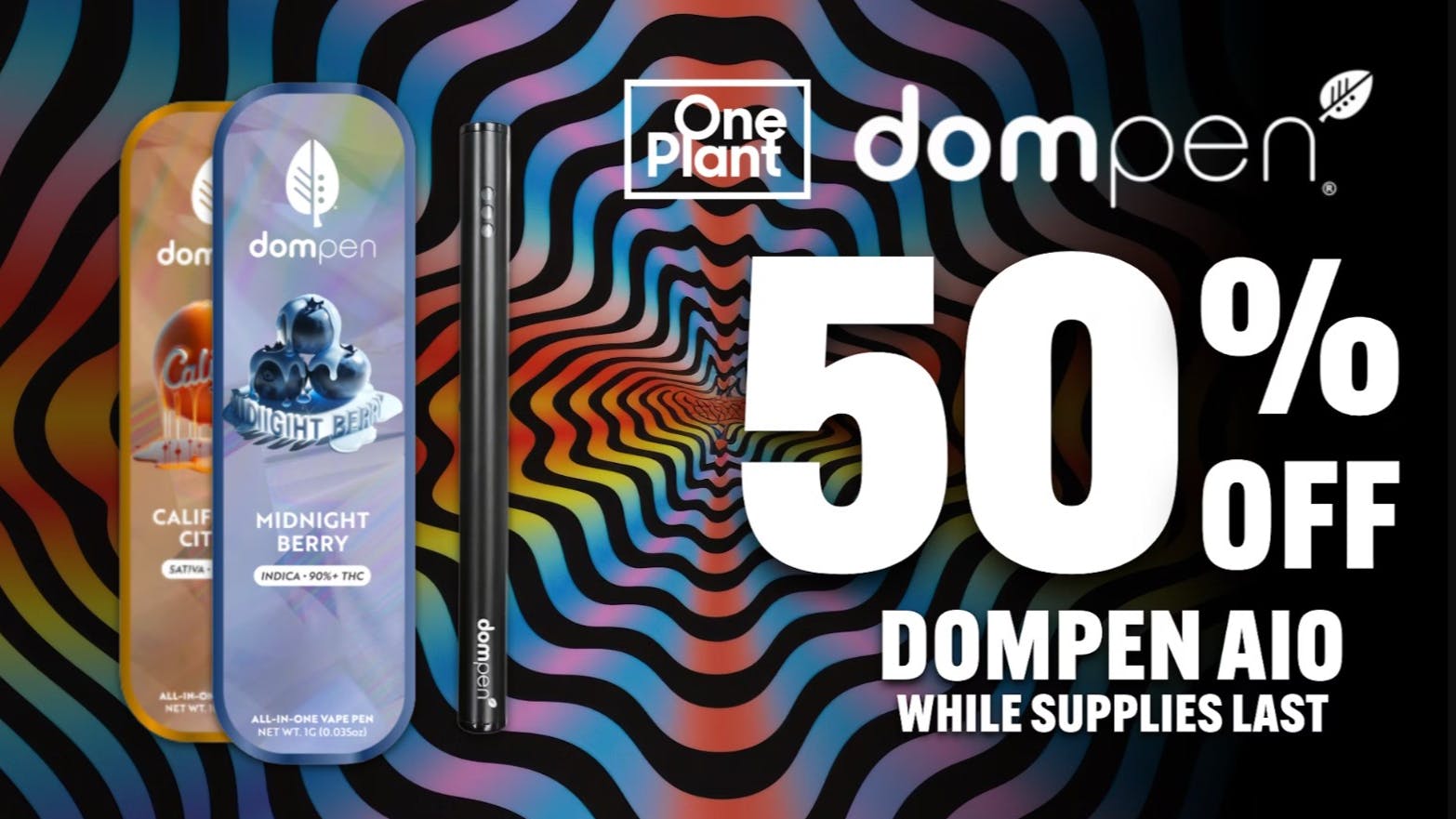 One Plant Santa Cruz 50% OFF Dompen AIOs!