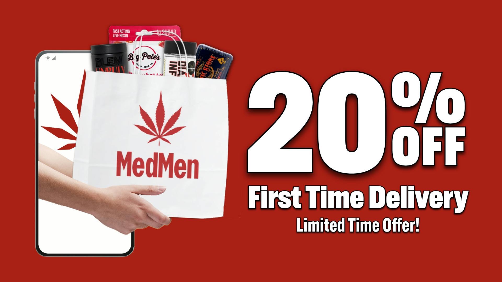 MedMen- Inglewood / Hawthorne / Crenshaw / Leimert Park - Delivery 20% OFF First Time Delivery Customers!