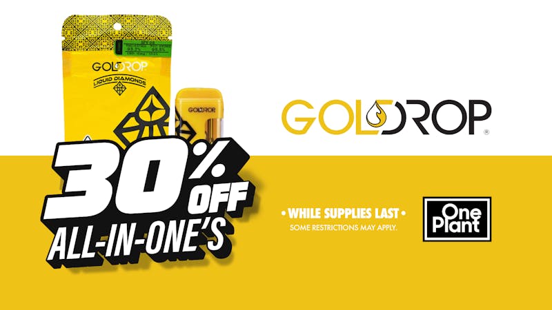 One Plant Delivery - Walnut Creek 30% OFF Gold Drop!