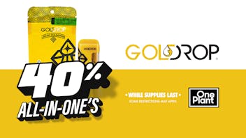 One Plant Santa Cruz 40% Off Gold Drop!