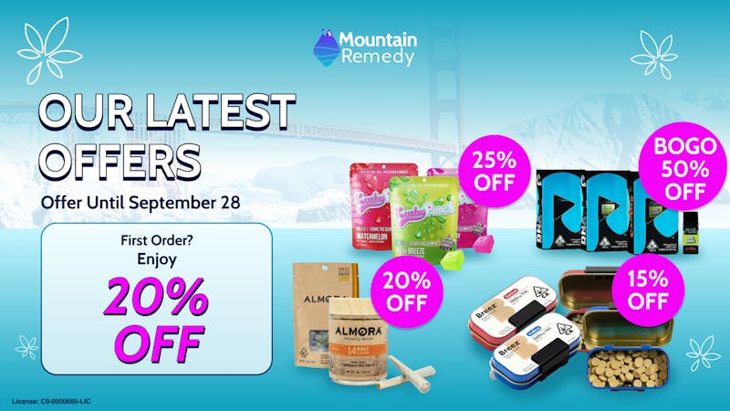 Mountain Remedy - Walnut Creek Latest New Deals - Valid Until September 28th