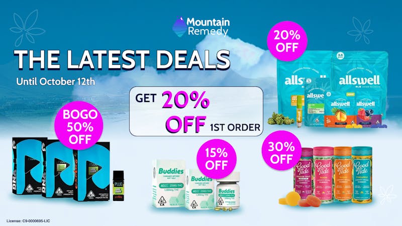 Mountain Remedy - San Jose The Latest Deals - Valid Until October 12th