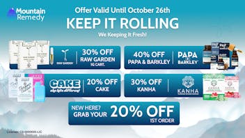 Mountain Remedy - Mountain View Fresh New Deals - Valid Until October 26th