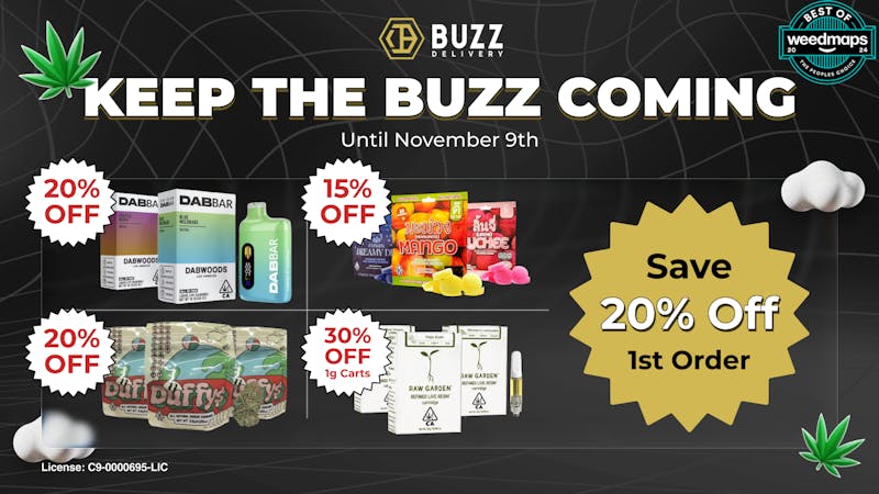 Buzz Delivery - Oakland* Valid Until November 9th - Fresh New Deals