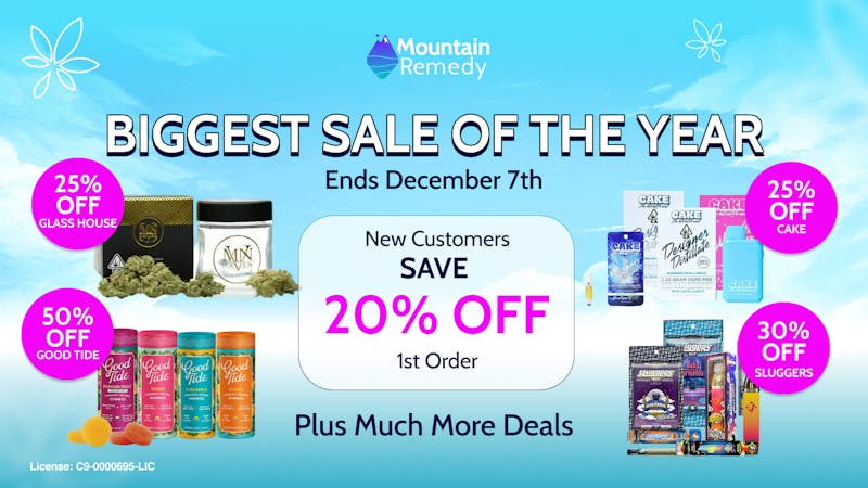 Mountain Remedy - San Jose Black Friday Deals - Valid Until December 7th