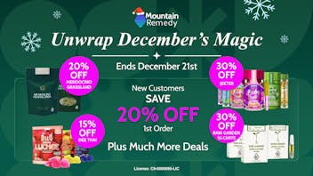 Mountain Remedy - San Mateo Merry New Sales - Valid Until December 21st